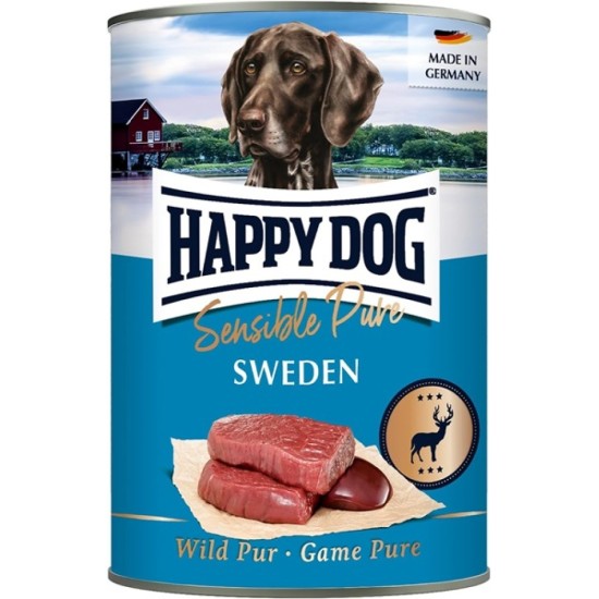 Happy Dog Sensible Pure Sweden - kонсервированный корм для собак с мясом дичи