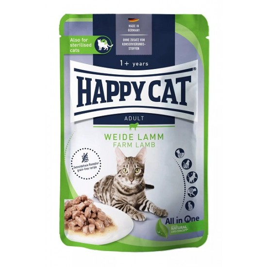 Happy Cat Meat in Sauce - Culinary Weide-Lamm - konservtoit kassidele lambalihaga