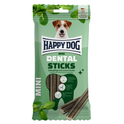 Happy Dog Dental Snacks - Dental Sticks Mini - näritavad maiused (pulgad) koertele