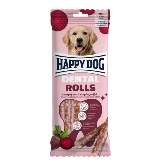 Happy Dog Dental Snacks - Dental Rolls - Жевательные лакомства (рулетики) для собак