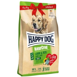 Happy Dog NaturCroq Lamm & Reis - kuivtoit lambaliha ja riisiga