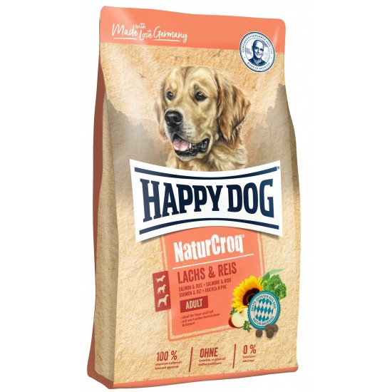 Happy Dog NaturCroq lõhe ja riis