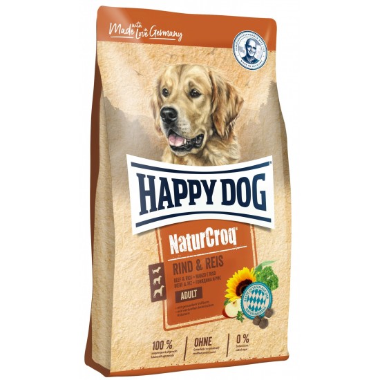 Happy Dog NaturCroq Beef & Rice veiseliha ja riis