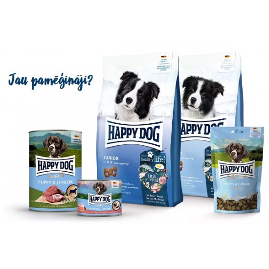 Happy Dog fit & vital Snack Puppy & Junior maiuspalad kutsikatele kodulinnuliha ja lõhega