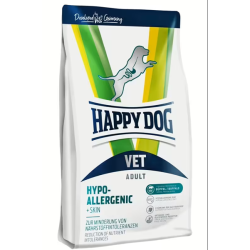 Happy Dog VET Diät Hypoallergenic + Skin - VET koertele, kellel on toidutalumatus ja nahahaigused