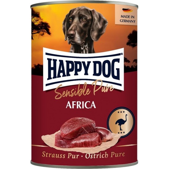 Happy Dog Sensible Pure Africa - консервы для собак с мясом страуса