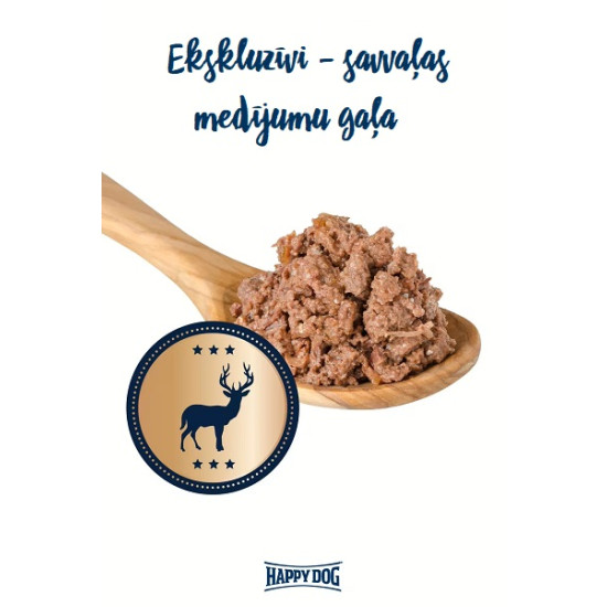 Happy Dog Sensible Pure Sweden - kонсервированный корм для собак с мясом дичи