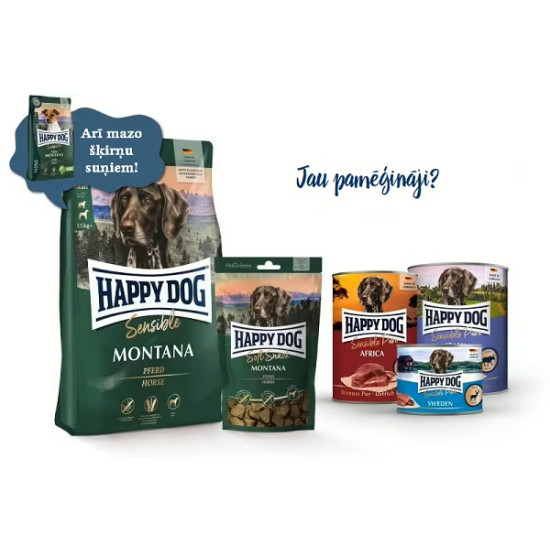 Happy Dog Sensible Pure Montana - консервы для собак с кониной