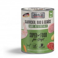 MAC's Dog Kaninchen, Rind & Gemüse - консервы для собак с кроликом, говядиной и овощами