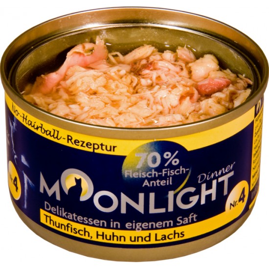 Moonlight Dinner nr. 4 Thunfisch / Huhn / Lachs